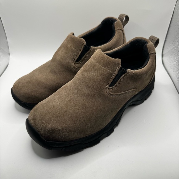 Women’s LL Bean TEK 2.5 Comfort Suede Vibram Arctic Grip Mocs - Picture 5 of 11